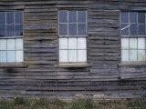 Three Panelled Windows on a Dilapidated Antique Timber Shed, Australia Photographie par Jason Edwards