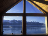 Sunrise over Resurrection Bay from Salt Water Lodge, Alaska Fotografisk tryk af Rich Reid