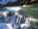 Traverten Water Fall Below Havasu Falls Photographie par Bill Hatcher