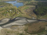 Tidal Marsh in Maine Photographie par Heather Perry