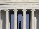 Silhouette of the Jefferson Memorial, Washington, D.C. Photographic Print by Kenneth Garrett