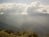 Sun Streams Through Clouds in the Venezuelan Andes Photographie par David Evans