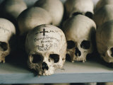 The Inscribed Skull of a Priest at St. Anne's Monastic Community Photographic Print by James L. Stanfield