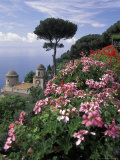 Villa Rufolo and Wagner Terrace Gardens Ravello, Amalfi Coast, Italy Photographic Print by Richard Nowitz