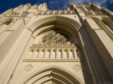 The Ornate Front Facade of the Cathedral in Evening, Washington, D.C. Photographic Print by Stephen St. John