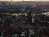 The Charles Bridge Crosses the Vitava River into Old Town, Prague Photographic Print by James L. Stanfield