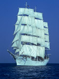 Tall Ship at Sea Photographie par Kenneth Garrett