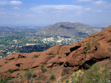 View Overlooking Phoenix, Arizona from Camelback Mountain Photographie par Stacy Gold