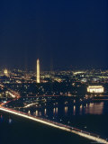 Washington D.C. at Night, Seen from Virginia, Washington, D.C. Photographic Print by Kenneth Garrett