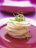 Nashi Fruit with Ginger and Lime Syrup Photographic Print by Michael Boyny