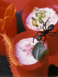 Two Devilishly Good Sandwich Spreads for Halloween Lámina fotográfica