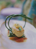 Chicken Fillet with Vegetables on Coconut Sauce Photographic Print