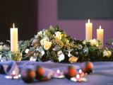 Festive Flower Arrangement as Table or Buffet Decoration Photographic Print by Luzia Ellert