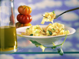 Ribbon Pasta with Courgettes Fotografie-Druck von Ulrike Koeb