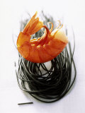 Shrimps with Black Pasta Fotografisk tryk af Marc O. Finley Shrimps with Black Pasta Fotografisk tryk af Marc O. Finley