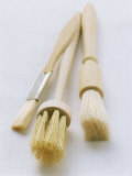 Three Different Pastry Basting Brushes Photographic Print Three Different Pastry Basting Brushes Photographic Print