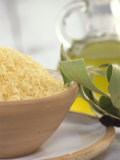 Uncooked Long-grain Rice in a Bowl Photographic Print by Alena Hrbkova