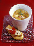 Fish Soup and Toast with Lemon Chicken Lámina fotográfica por Jean Cazals Fish Soup and Toast with Lemon Chicken Lámina fotográfica por Jean Cazals