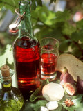 Fresh Goat's Cheese, Figs, Oil and Rose Wine from Provence Photographic Print by Jocelyn Demeurs