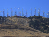 Wind Turbines for Electric Power, California Photographic Print by George Grall