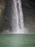 Waterfall Spills into Yangtze River, Will Be Flooded and Disappear, China Photographie par David Evans