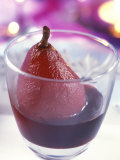 Red Wine Pear, Served in a Glass Photographic Print by Alena Hrbkova
