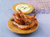 Shrimps with Caper Mayonnaise Photographic Print by Jörn Rynio