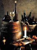 Rustic Wine Setting Photographic Print by Bodo A. Schieren
