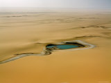 When There is Rain Water Accumulates in the Desert E of the Air Mtns, Niger Photographic Print by Michael Fay