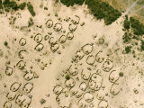 Village on the Shores of Lake Chad Photographie par Michael Fay