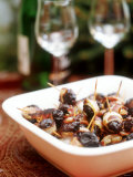 Baked Prunes Wrapped in Bacon Fotografisk trykk av Dorota & Bogdan Bialy