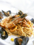 Spaghetti Di Frutti Di Mare (Spaghetti with Seafood) Fotografisk tryk Spaghetti Di Frutti Di Mare (Spaghetti with Seafood) Fotografisk tryk