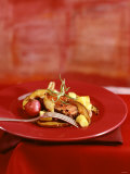 Venison Chop with Mushrooms and Gnocchi Photographic Print by Luzia Ellert