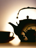 Tea Pot with Tea Cup Photographic Print by Ulrike Koeb