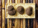 Black Truffles on Rice Photographic Print