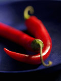 Chillies, Long Red Variety Photographic Print by Karl Newedel