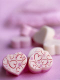 Pink and White Candy Hearts Photographic Print by Dr. Martin Baumgärtner