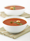 Two Bowls of Tomato Soup Photographic Print by Matt Johannsson