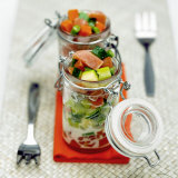Vegetable Tartare with Salmon Photographic Print by Bernard Radvaner