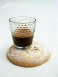 Espresso in Glass on Almond Biscuit Photographic Print by Véronique Leplat