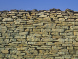 Stone Wall Around Vineyard, Burgundy, France Photographie par Armin Faber