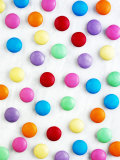 Coloured Chocolate Beans Photographic Print
