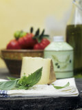 Basil, Parmesan, Tomatoes and Olive Oil Photographic Print