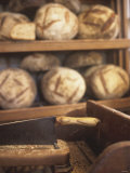 Bread on Shelves at a Baker's Photographic Print by Joerg Lehmann