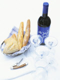 Bread and Wine Photographic Print by Peter Medilek