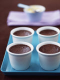 Pot Au Chocolate (Baked Chocolate Mousse) Photographic Print by Michael Paul