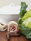 Soup Tureen, Dried Beans, Pork and Cabbage Photographic Print Soup Tureen, Dried Beans, Pork and Cabbage Photographic Print
