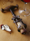 Corkscrew with Cork Lámina fotográfica