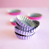 Pink and Purple Baking Tins Photographic Print by Dave King