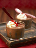 Chilli Chocolate Mousse in Two Glasses Photographie par Marc O. Finley